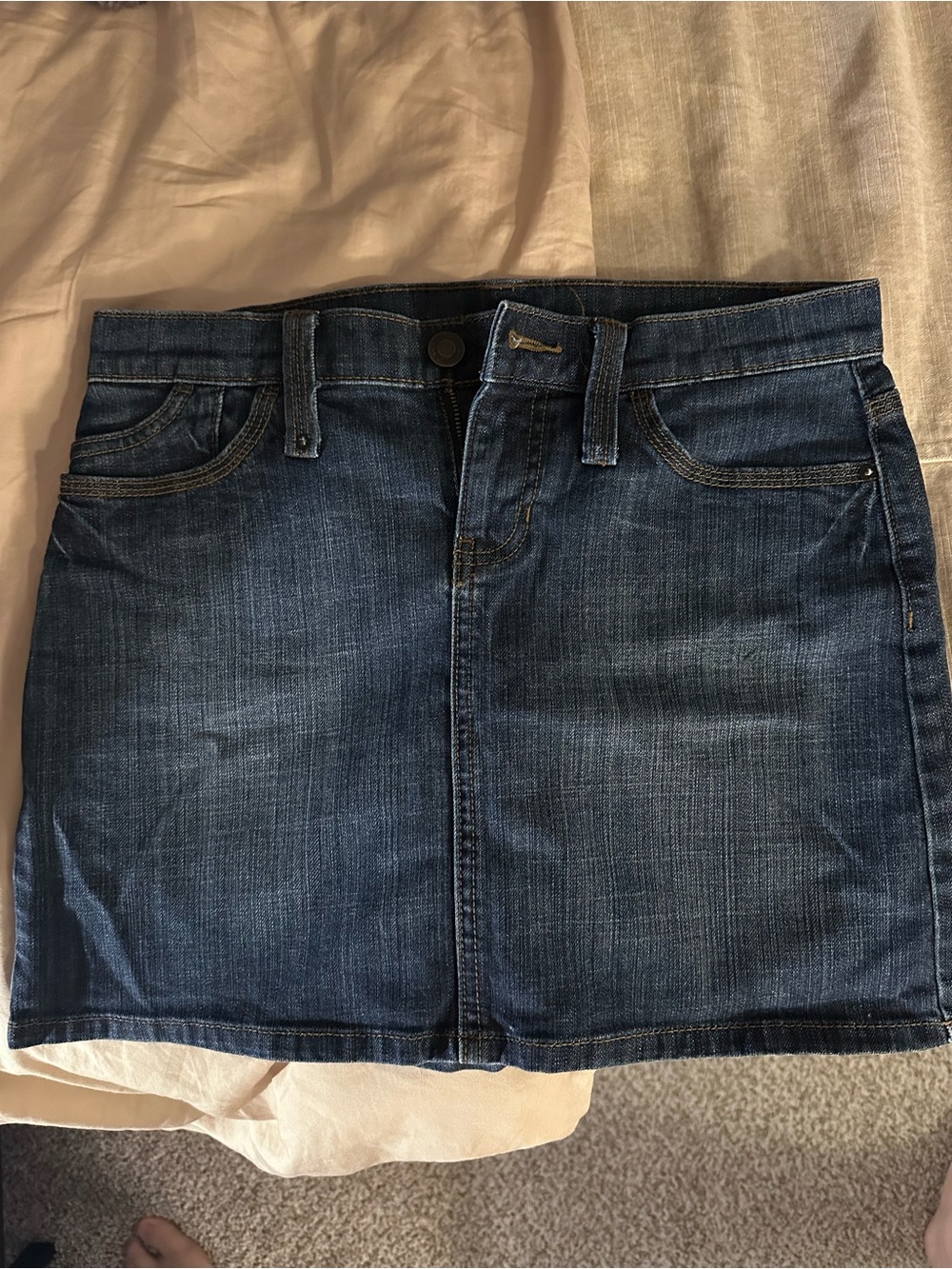GAP Dark Blue Denim Mini Skirt